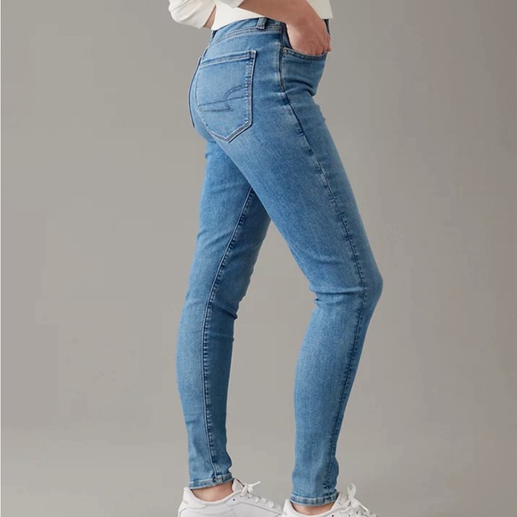 American Eagle AEO Super Stretch Jeans size 12 PETITE - Picture 3 of 8